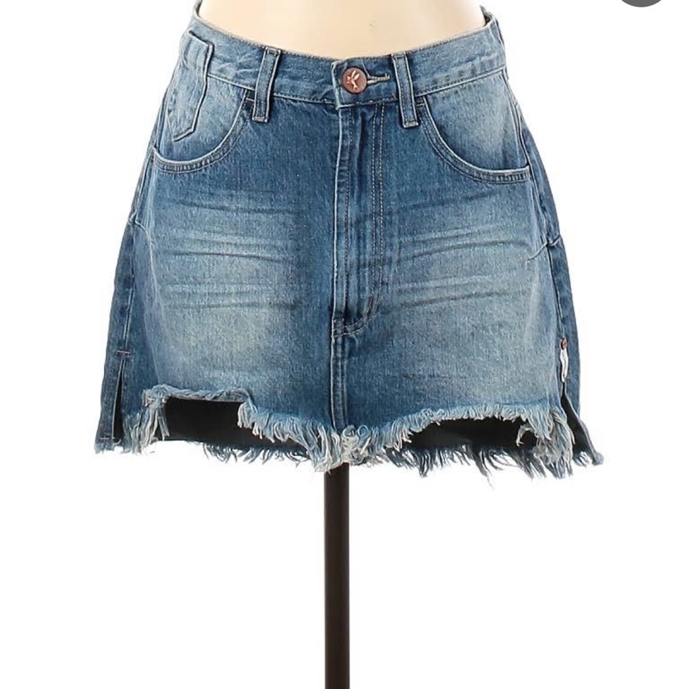 Revolve - ONE X ONE TEASPOON the a-line mini skirt size 28